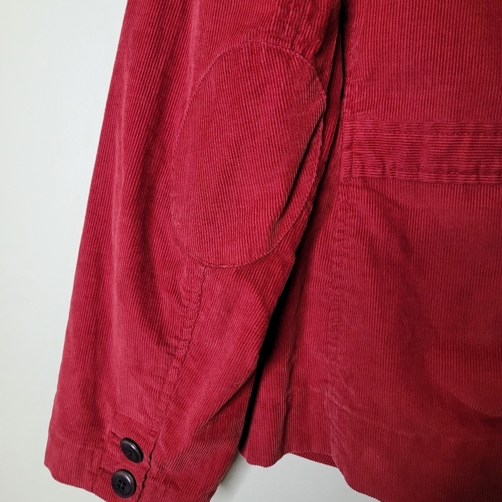 Talbots Vintage Red Corduroy Jacket Size 16W Petite - Picture 6 of 8